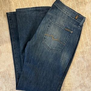 7 for all Mankind Jeans, means, 34 waist, Brett